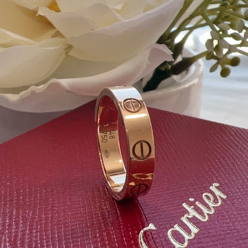 Catier 1 Diamond LOVE Ring Size48